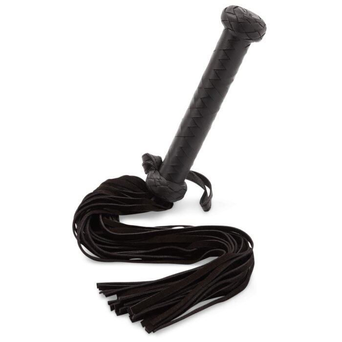 Coco de Mer Black Leather Flogger 01