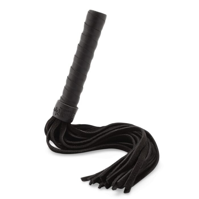 Coco de Mer Black Leather Small Flogger 01