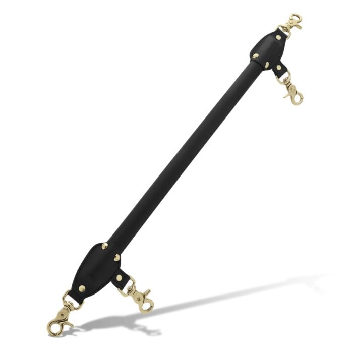 Coco de Mer Black Leather Spreader Bar